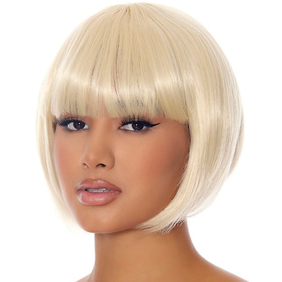 Blonde Bob Wig with Bangs - Picture 1 of 3